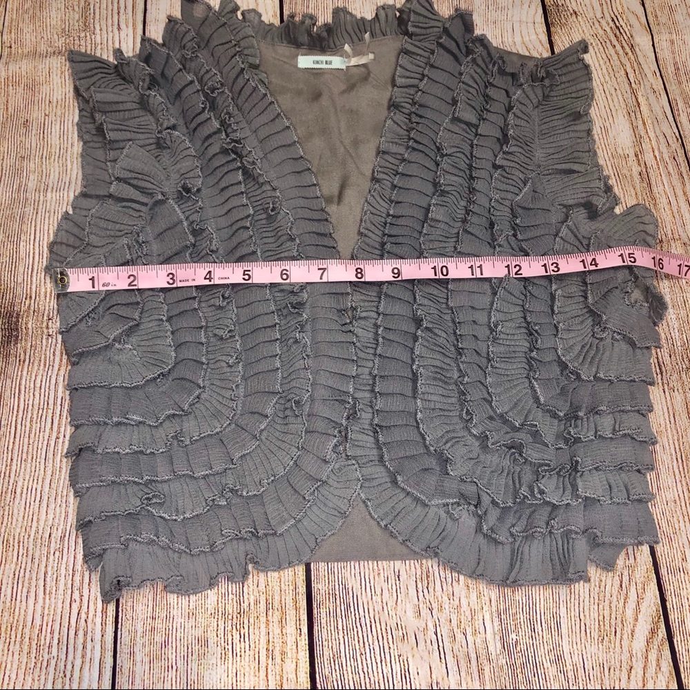 Kimchi Blue Ruffle Bolero Vest - Picture 6 of 6